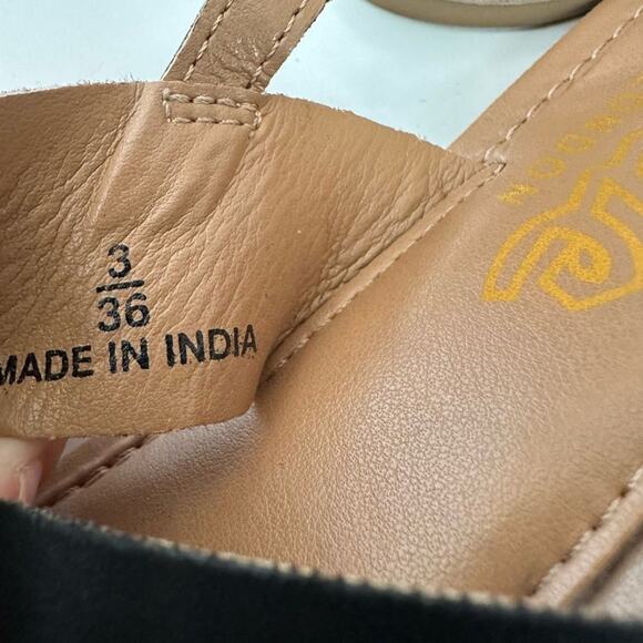 Asos Rule London Leopard Leather Sandals size US 5 / UK 3 - Picture 8 of 12